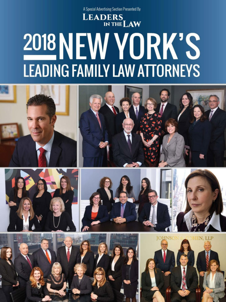 2018 New York’s Leading Family Law Attorneys - Leaders In The Law